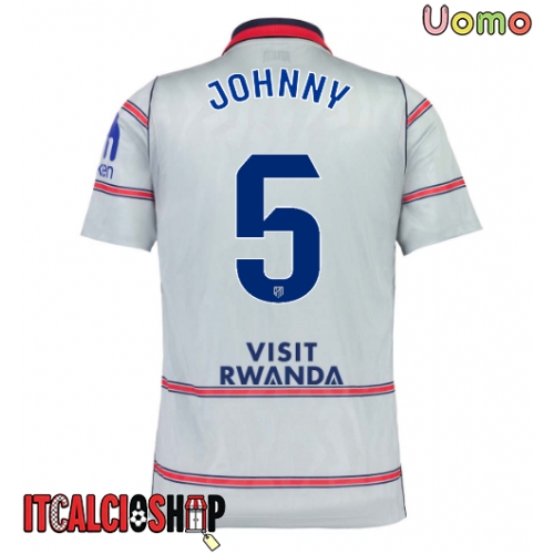 Atletico Madrid Johnny Cardoso #5 Terza Maglia 2026-27 Manica Corta